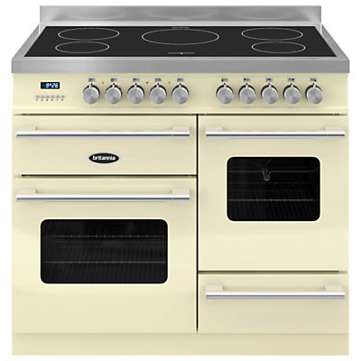 Britainnia RC-10XGI-DE Delphi Modern Induction Hob Range Cooker Cream